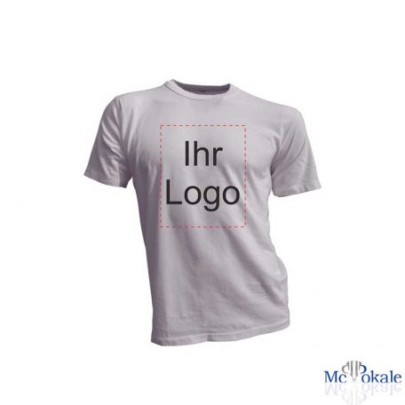 Bedrucktes T-Shirt Schrift Logo