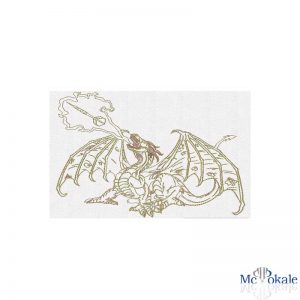 Bestickung T-Shirt Drache