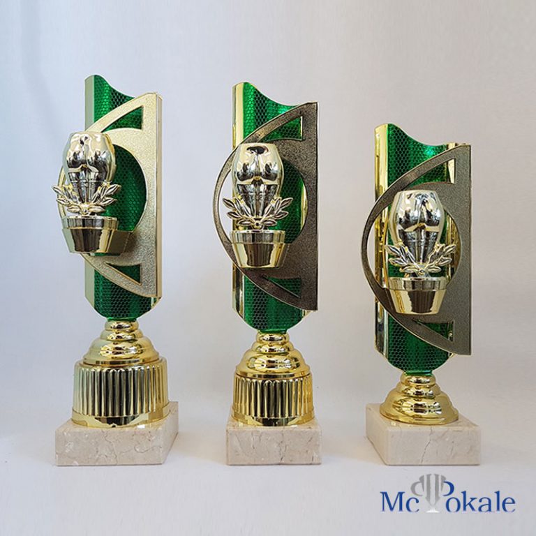 Pokal Trophäe GRENOBLE Metall Cup Deckel 3 Größen Gold Mit Gravur