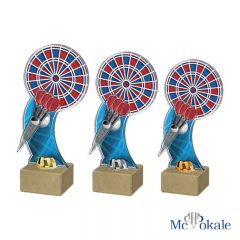 3er Serie 3D E-Dart Trophäe Acryl
